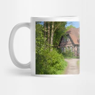 Bremen; Bremen-North, way; Schoenebeck; House; half-timbered house; Bremen Switzerland Mug